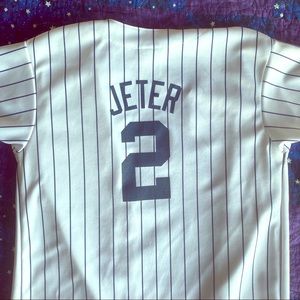 New York Yankees Derek Jeter Jersey youth L